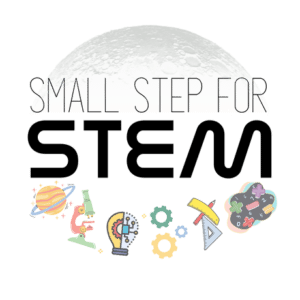 small step for STEM logo